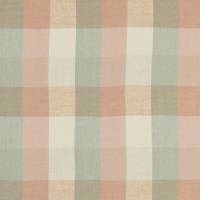 Austin Check Fabric - Mineral/Blush