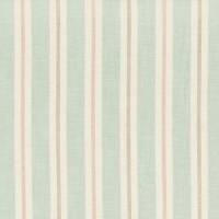 Sackville Stripe Fabric - Mineral/Blush