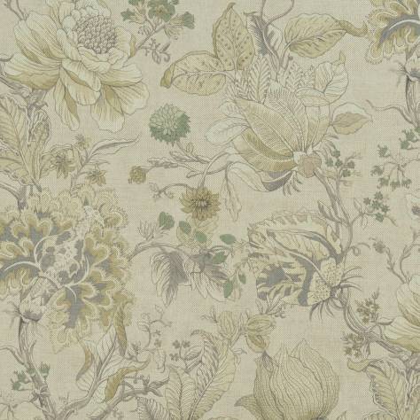 Clarke & Clarke Castle Garden Fabric Sissinghurst Fabric - Citron/Natural - F1048/02
