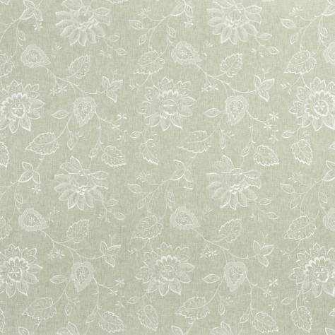 Clarke & Clarke Halcyon Fabrics Liliana Fabric - Dove - F1007/02 - Image 1