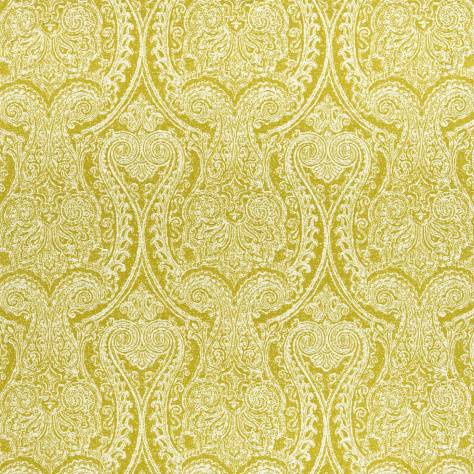 Clarke & Clarke Halcyon Fabrics Pastiche Fabric - Chartreuse - F1009/01 - Image 1