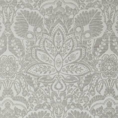 Clarke & Clarke Lusso Fabric Waldorf Fabric - Silver - F1075/05 - Image 1