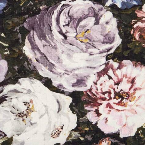 Clarke & Clarke Botanica Fabrics Floretta Fabric - Heather/Ebony - F1088/03 - Image 1
