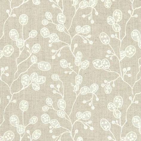 Clarke & Clarke Botanica Fabrics Honesty Fabric - Linen - F1090/02 - Image 1