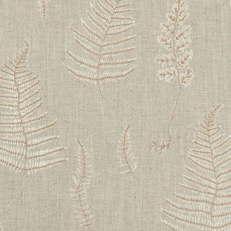 Clarke & Clarke Botanica Fabrics Lorelle Fabric - Linen/Ivory - F1092/02
