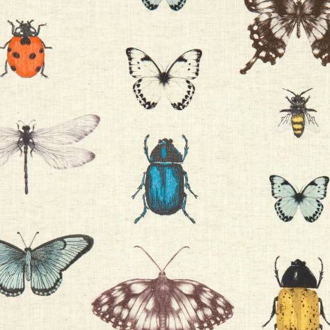 Clarke & Clarke Botanica Fabrics Papilio Fabric - Mineral/Linen - F1093/04 - Image 1