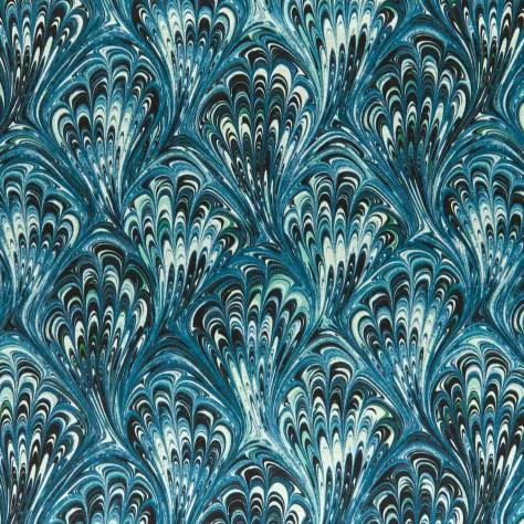 Clarke & Clarke Botanica Fabrics Pavone Fabric - Teal - F1094/04 - Image 1