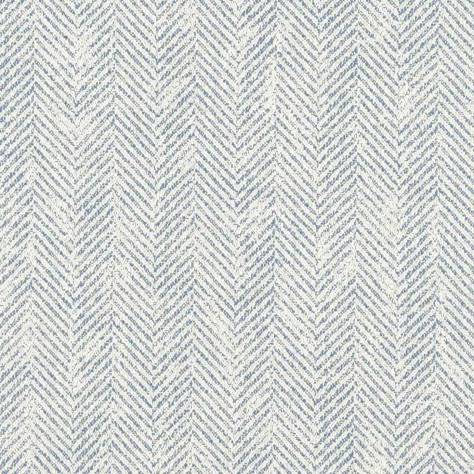 Clarke & Clarke Heritage Fabrics Ashmore Fabric - Denim - F1177/03 - Image 1