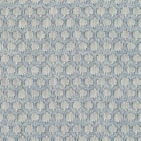 Clarke & Clarke Heritage Fabrics Dorset Fabric - Denim - F1178/04 - Image 1