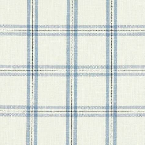Clarke & Clarke Avebury Fabrics Kelmscott Fabric - Denim - F1124/01 - Image 1