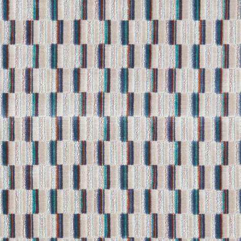 Clarke & Clarke Kaleidoscope Fabrics Cubis Fabric - Kingfisher - F1240/02 - Image 1