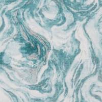 Lavico Sheer Fabric - Mineral/Kingfisher