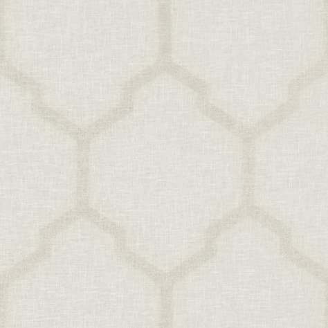 Clarke & Clarke Lusso Sheers Fabrics Arturo Fabric - Ivory/Gold - F1286/01