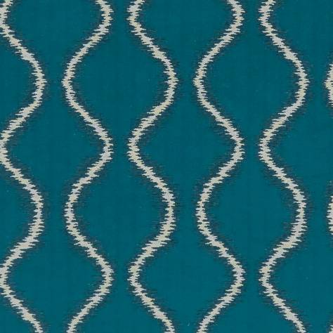Clarke & Clarke Lusso 2 Fabrics Solare Fabric - Kingfisher - F1249/02 - Image 1