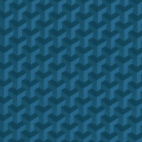 Clarke & Clarke Lusso 2 Fabrics Struttura Fabric - Kingfisher - F1250/02 - Image 1