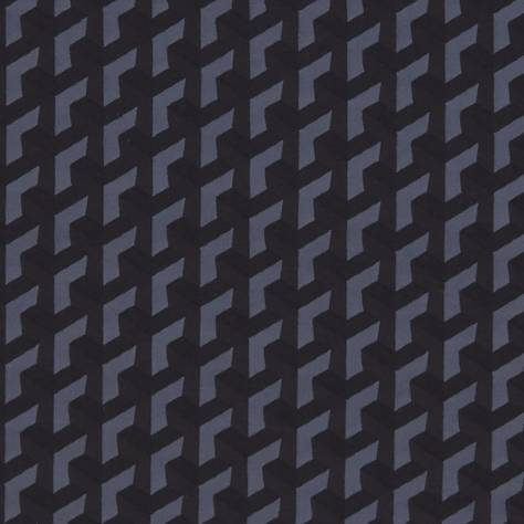 Clarke & Clarke Lusso 2 Fabrics Struttura Fabric - Nero - F1250/05 - Image 1