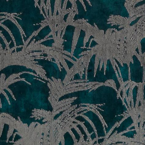 Clarke & Clarke Exotica Fabrics Tropicale Fabric - Kingfisher - F1305/03