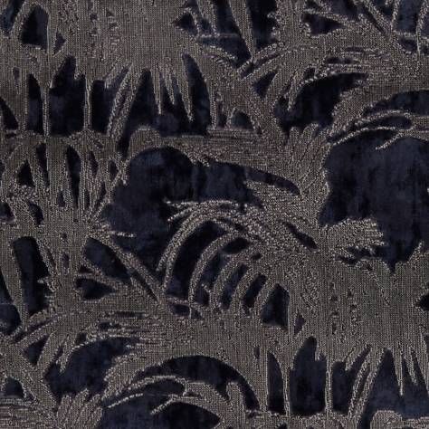 Clarke & Clarke Exotica Fabrics Tropicale Fabric - Midnight - F1305/04 - Image 1