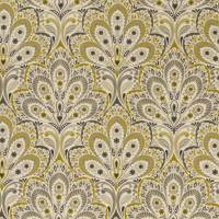 Persia Fabric - Charcoal/Ochre