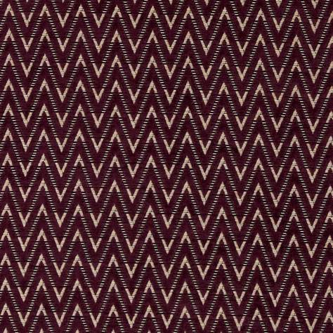 Clarke & Clarke Avalon Fabrics Zion Fabric - Damson - F1324/03 - Image 1