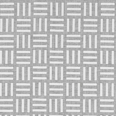Clarke & Clarke Origins Fabrics Parallel Fabric - Charcoal - F1449/01 - Image 1