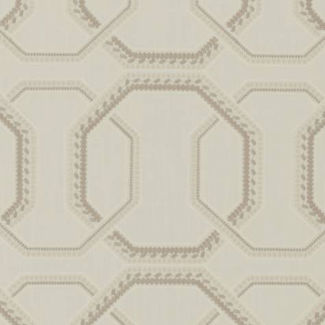 Clarke & Clarke Origins Fabrics Repeat Fabric - Ivory - F1451/02 - Image 1
