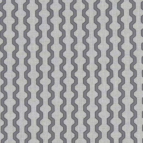 Clarke & Clarke Origins Fabrics Replay Fabric - Charcoal - F1452/01