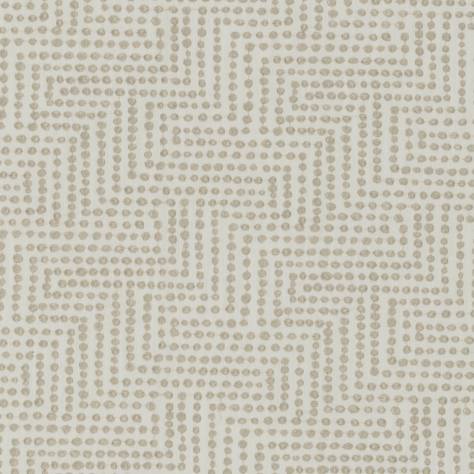 Clarke & Clarke Origins Fabrics Solitaire Fabric - Ivory / Linen - F1454/03 - Image 1