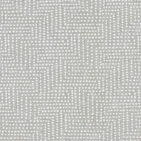 Clarke & Clarke Origins Fabrics Solitaire Fabric - Silver - F1454/05