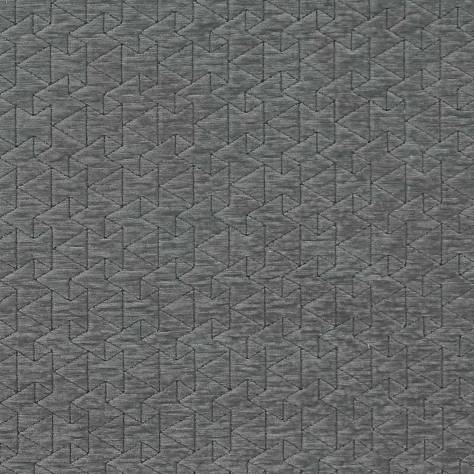 Clarke & Clarke Metalli Fabrics Quarzo Fabric - Slate - F1471/05