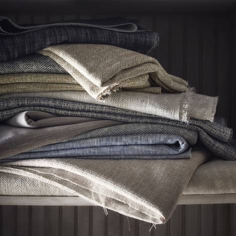 Clarke & Clarke Eco Fabrics Avani Fabric - Charcoal - F1527/02 - Image 2