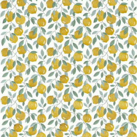 Clarke & Clarke Pomarium Fabrics Sicilian Fabric - Lemon - F1508/01