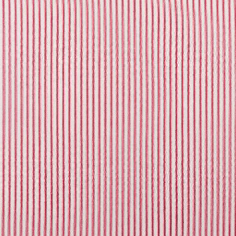 Clarke & Clarke Edgeworth Fabrics Sutton Fabric -Red - F0420/06 - Image 1