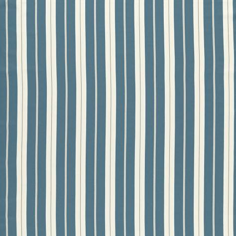 Clarke & Clarke Edgeworth Fabrics Belgravia Fabric - Denim/Linen - F1497/02