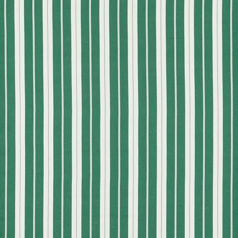 Clarke & Clarke Edgeworth Fabrics Belgravia Fabric - Racing Green/Linen - F1497/05 - Image 1