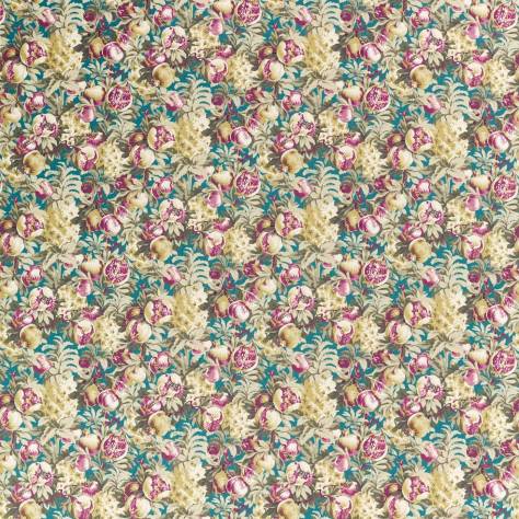 Clarke & Clarke Vintage Fabrics Francis Fabric - Teal Velvet - F1545/02 - Image 1