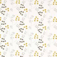 Rochelle Fabric - Pewter/Chartreuse