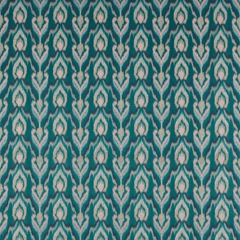 Clarke & Clarke Dimora Fabrics Velluto Fabric - Teal - F1549/04 - Image 1