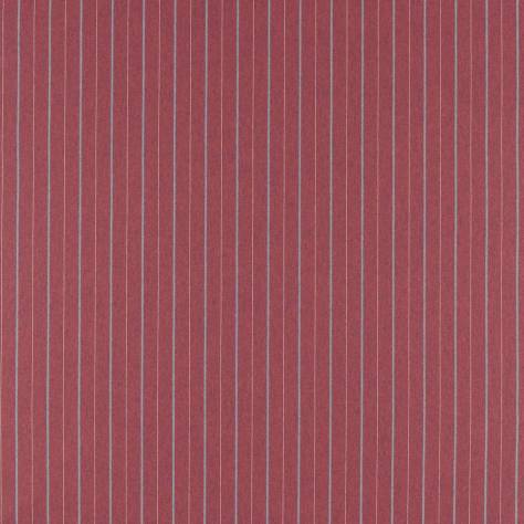 Clarke & Clarke Burlington Fabrics Bowmont Fabric - Cranberry - F1568/02