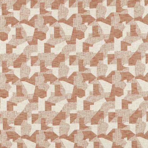 Clarke & Clarke Soren Fabrics Espen Fabric - Rust - F1631/05 - Image 1