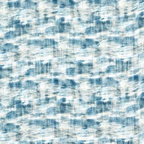 Clarke & Clarke Vardo Sheers Fabrics Bergen Fabric - Denim - F1624/02