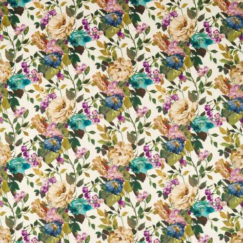 Clarke & Clarke Exotica 2 Fabrics Bloom Fabric - Amethyst - F1613/01 - Image 1