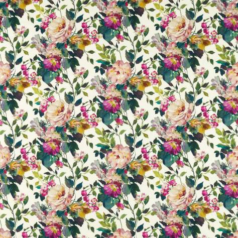 Clarke & Clarke Exotica 2 Fabrics Bloom Fabric - Fuchsia - F1613/03