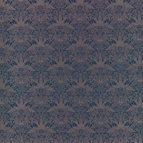 Clarke & Clarke Exotica 2 Fabrics Leopardo Fabric - Midnight/Copper - F1615/04