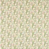 Golden Lily Fabric - Linen/Blush