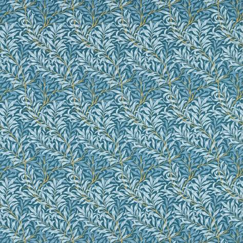 Clarke & Clarke William Morris Designs Fabrics Willow Boughs Fabric - Denim - F1679/01 - Image 1