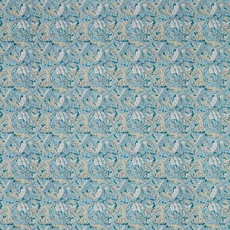 Clarke & Clarke William Morris Designs Fabrics Acanthus Fabric - Denim - F1681/01 - Image 1