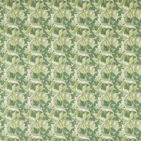 Clarke & Clarke William Morris Designs Fabrics Acanthus Fabric - Apple/Sage - F1681/02
