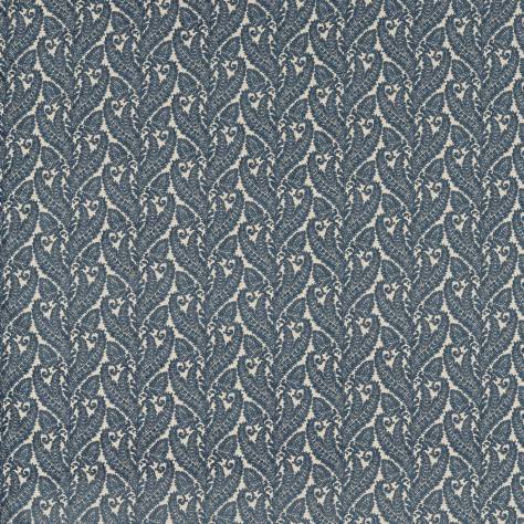 Clarke & Clarke Marianne Fabrics Regale Fabric - Denim - F1659/01 - Image 1