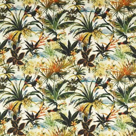 Clarke & Clarke Alfresco Indoor Outdoor Fabrics Toucan Outdoor Fabric - Antique - F1676/01 - Image 1